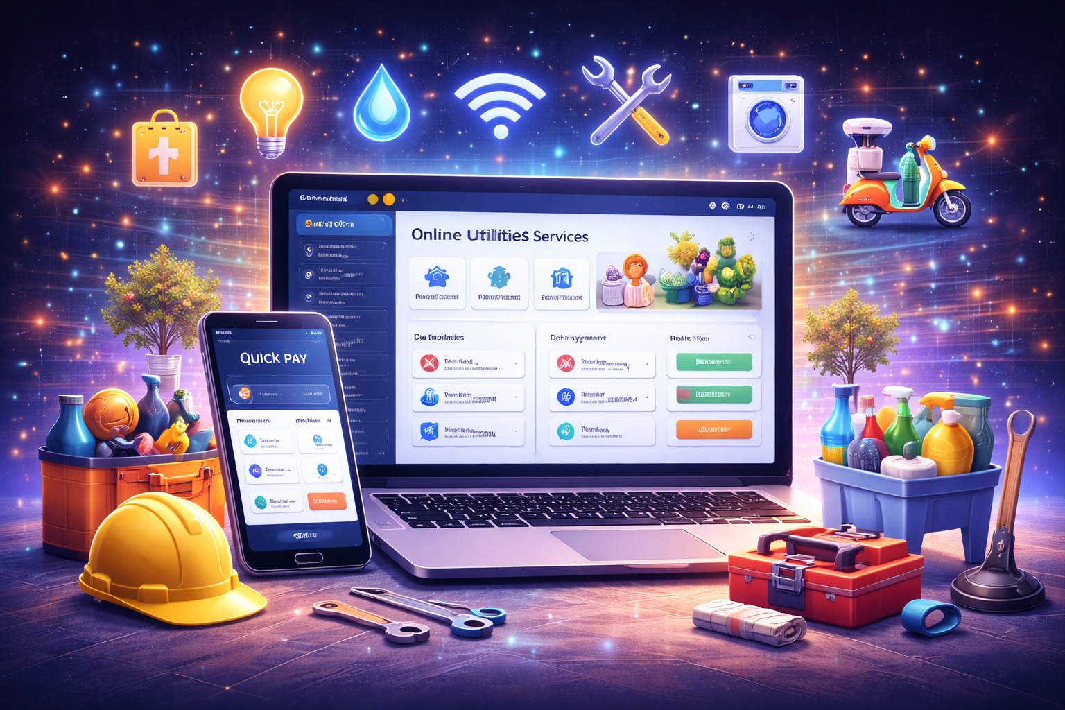 Utilities & Services Platform development in madurai